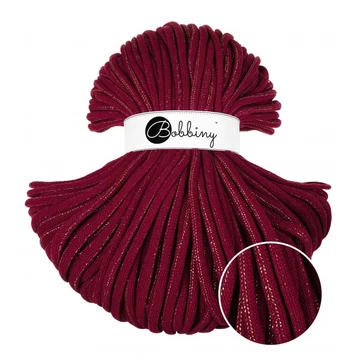 Bobbiny prémium zsinórfonal 5mm – Golden Wine Red