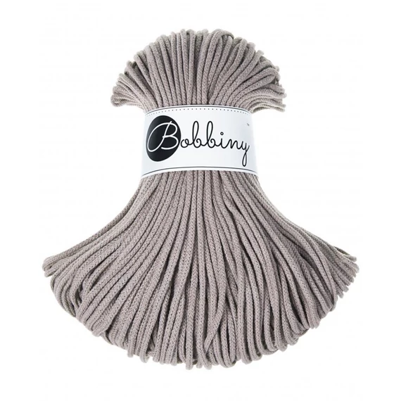 Bobbiny 3 mm Pearl szürkés-bézs színű zsinórfonal