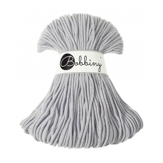 Bobbiny 3 mm világosszürke színű zsinórfonal