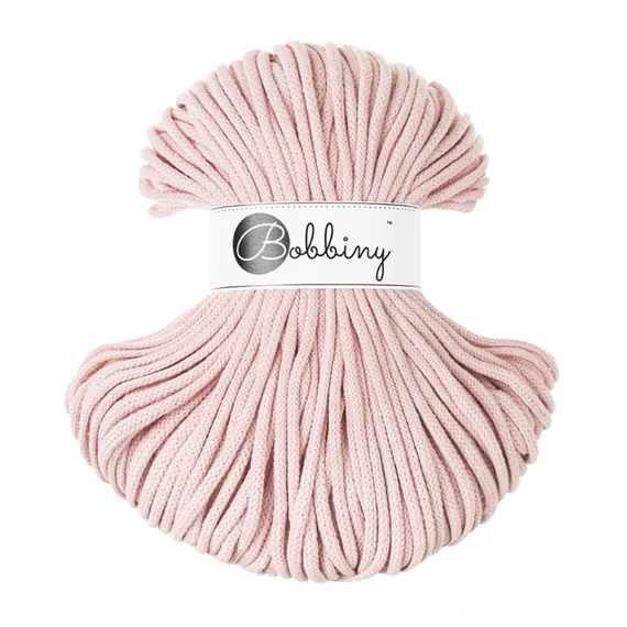 Bobbiny 5 mm zsinórfonal Pastel Pink színben