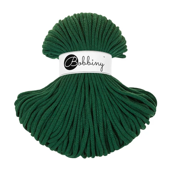 Bobbiny 5 mm zsinórfonal Pine Green színben