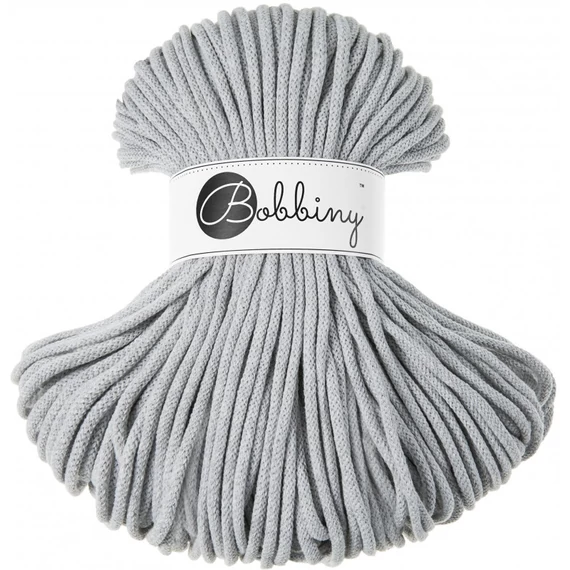 Bobbiny 5 mm zsinórfonal Light Grey színben